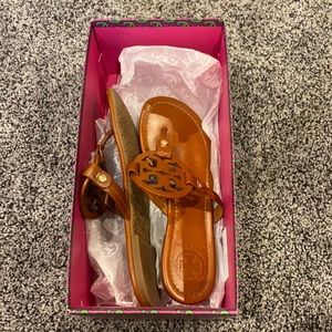 Tory Burch Leather Miller Sandal